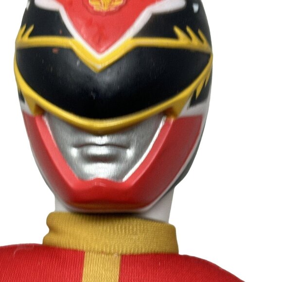 Power Rangers Megaforce Battlers Red Ranger 10" Plush Stuffed Plastic Head 2013 - Picture 4 of 13